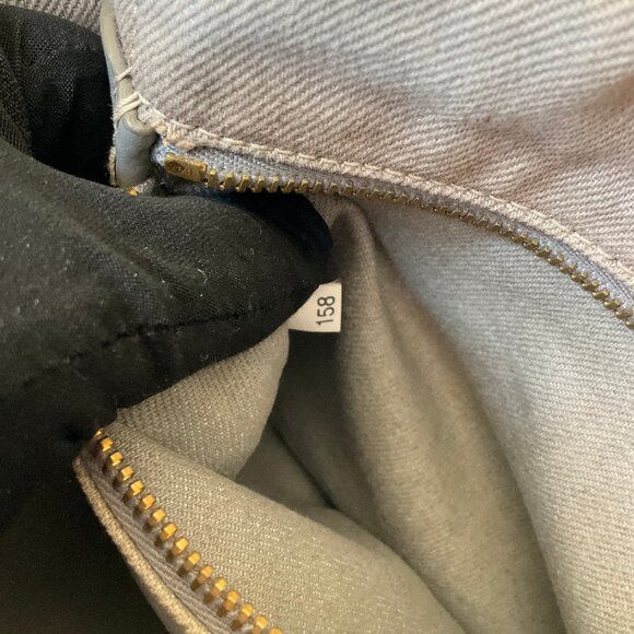 Authentic Prada Medium Canapa Logo Denim Tote bag - Picture 13 of 15